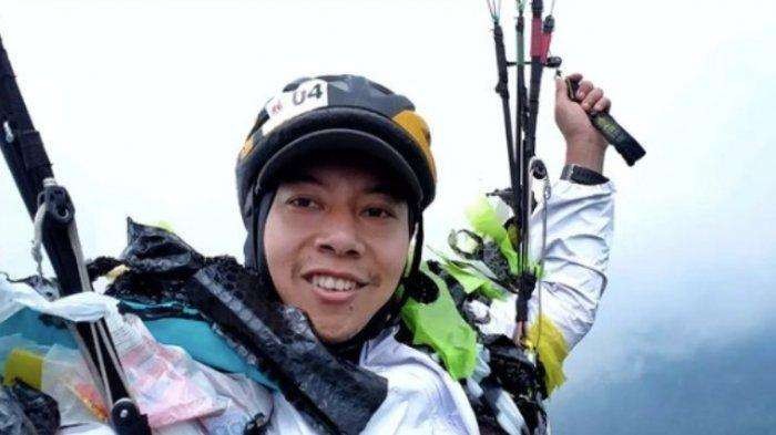 Atlet paralayang asal Semarang, Yazid Chairil jatuh dari ketinggian 200 meter. (Foto: Istimewa)