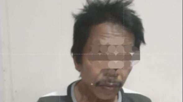 Tersangka SN ditahan di Polsek Mayang (Foto:Istimewa)