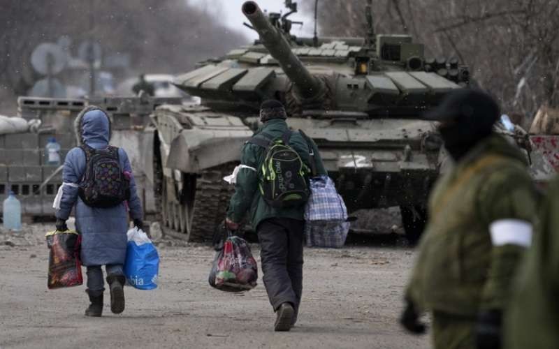 Kondisi sebulan setelah Perang Ukraina atas invasi Rusia. (Foto: bbc.com)