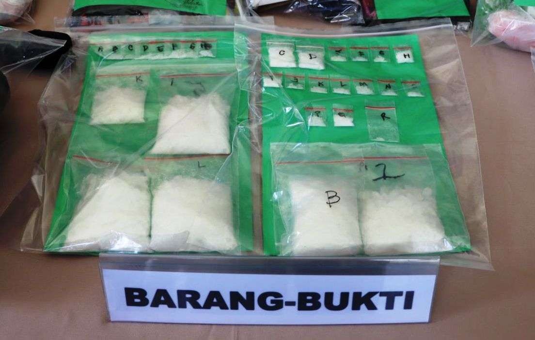 Barang bukti Narkoba jenis sabu yang diamankan Satuan narkoba Polresta Banyuwangi (foto: istimewa)