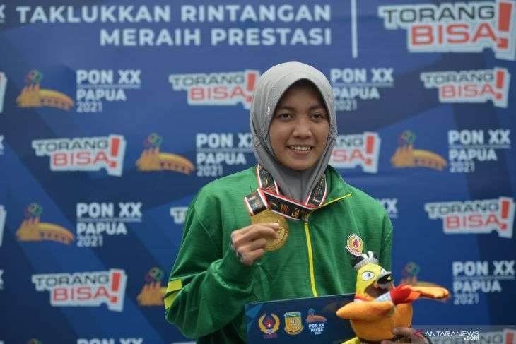 Adinda Larasati Dewi Kirana akan menjadi salah satu perenang Indonesia yang akan tampil di SEA Games Hanoi, Vietnam. (Foto: Antara)