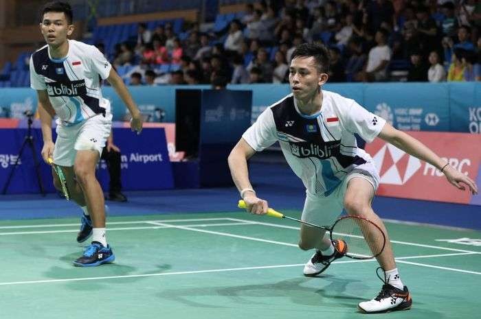 Ganda putra Indonesia Fajar/Rian gagal juarai Korea Open 2022. (Foto: PBSI)