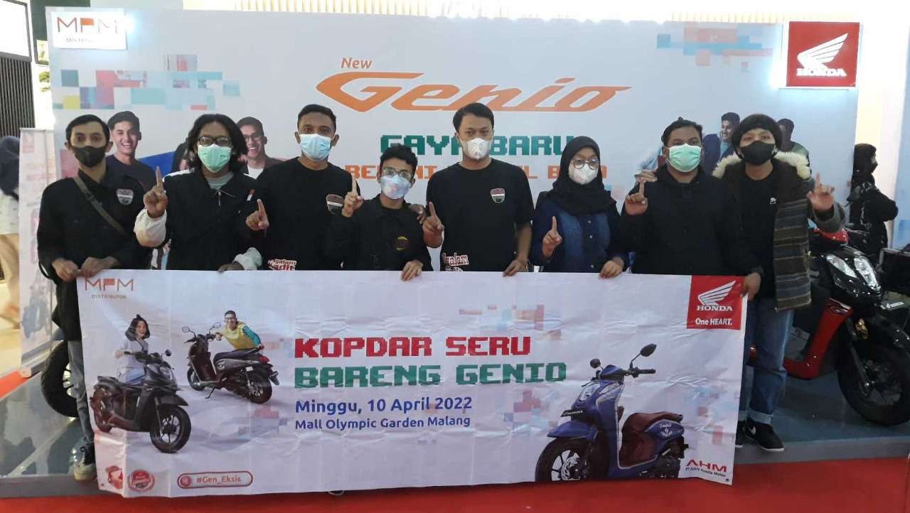 Kopdar Seru Honda Genio Malang. (Foto: MPM Honda Jatim)