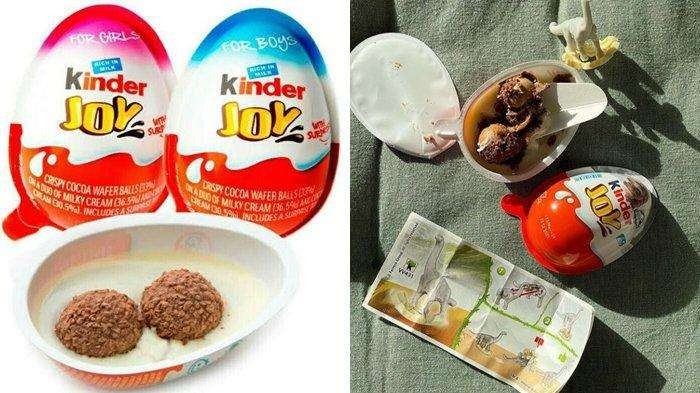 Telur cokelat produk Kinder Joy. (Foto: Istimewa)