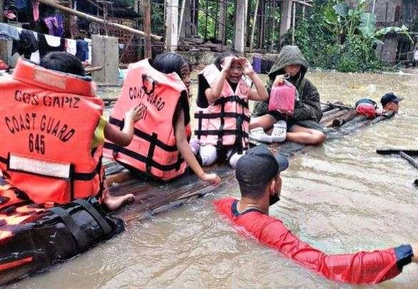 Sejumlah wilayah di Filipina mengalami kebanjiran dan juga tanah longsor akibat hujan musiman dan Badai Megi. (Foto: Al Jzr)