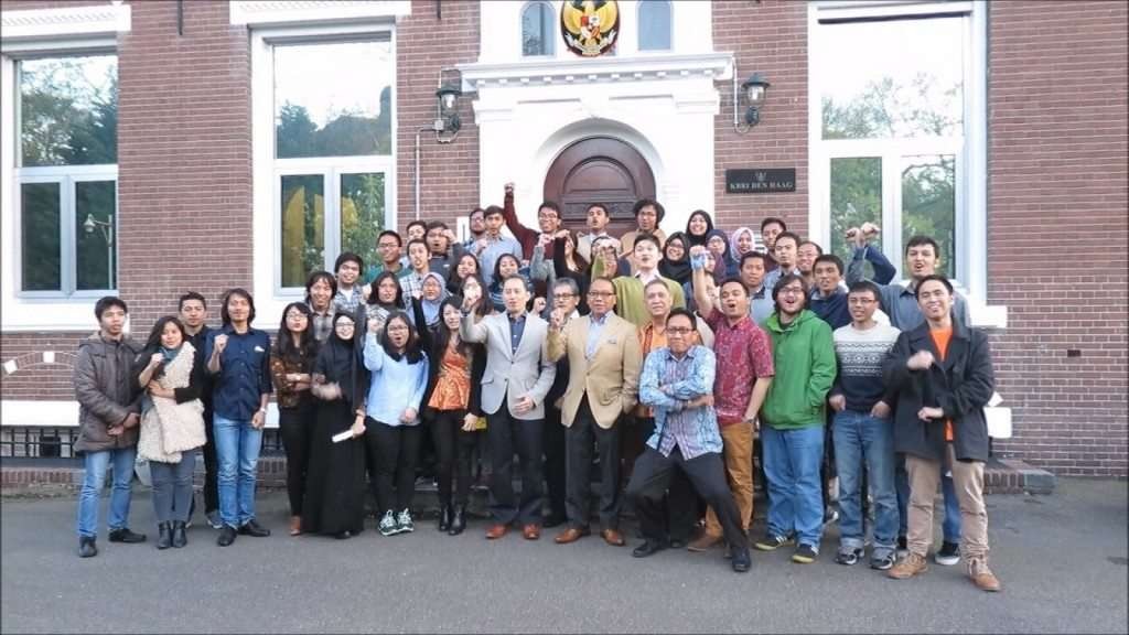 Para mahasiswa tergabung dalam Perhimpunan Pelajar Indonesia di Belanda (Foto:ppibelanda.org)