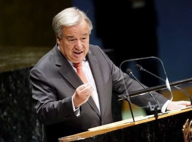 Sekretaris Jenderal Perserikatan Bangsa Bangsa Antonio Guterres di Markas Besar PBB, New York, 24 September 2019. (Foto: Istimewa)