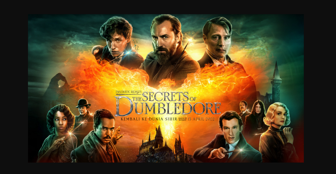 Poster film Fantastic Beasts: The Secrets of Dumbledore. (Foto: Warner Bross)