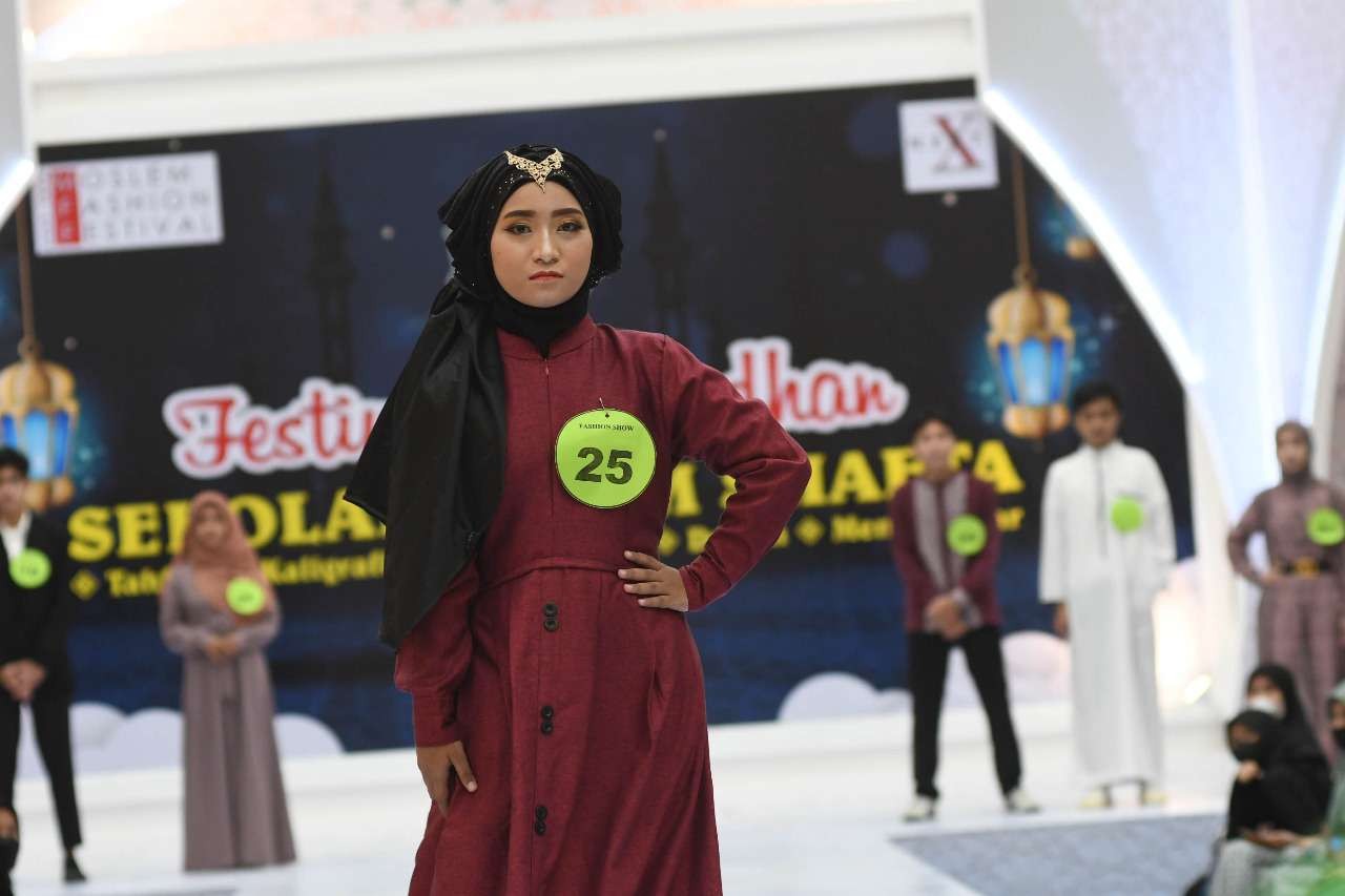 Fashion show siswa Sekolah Islam Shafta dalam gelaran festival Ramadan. (Foto: Istimewa)