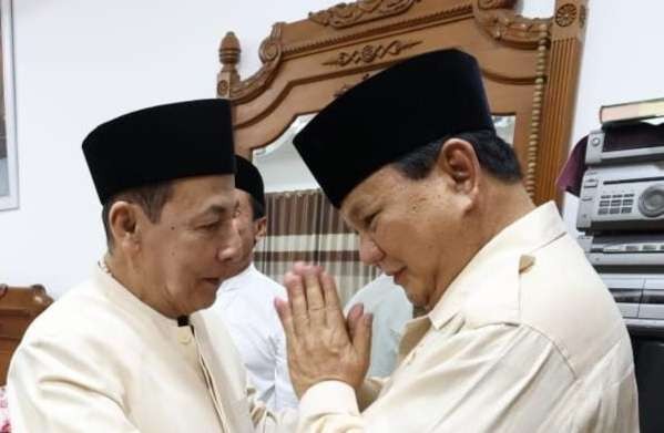 Menhan Prabowo Subianto bertemu Habib Luthfi Pekalongan. (Foto: Istimewa)