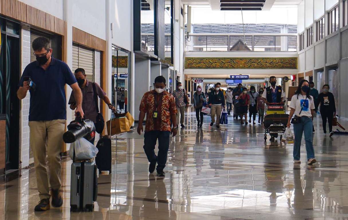 Situasi terkini Bandara Internasional Juanda Surabaya. (Foto: Aini Arifin/Ngopibareng.id)