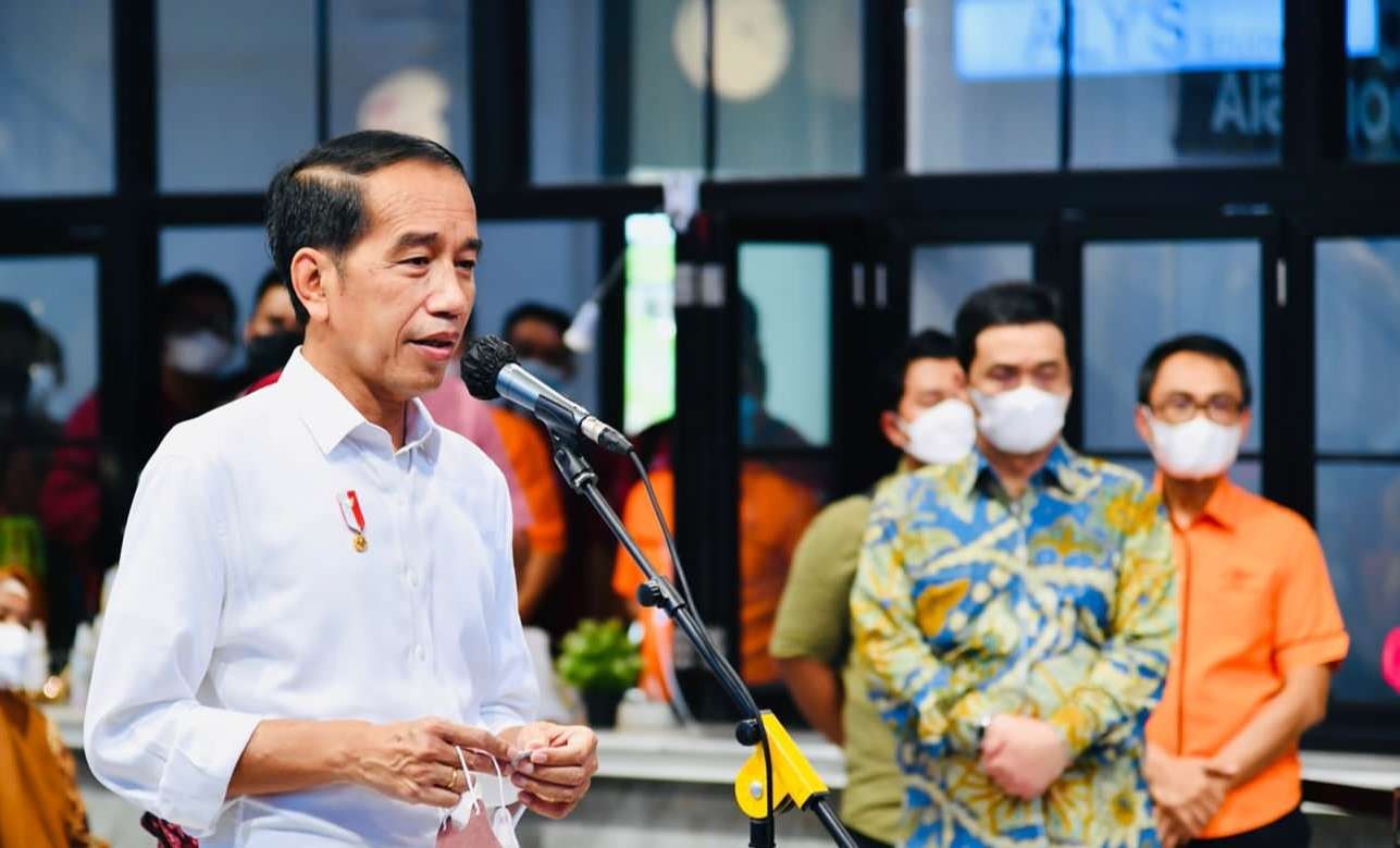 Presiden Jokowi berlebaran di Yogya ( foto,: Setpres)
