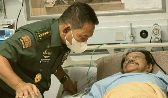 Mantan Kepala BIN, AM Hendropriyono terbaring di Rumah Sakit Pusat Angkatan Darat (RSPAD) Gatot Subroto, Jakarta. (Foto: Istimewa)