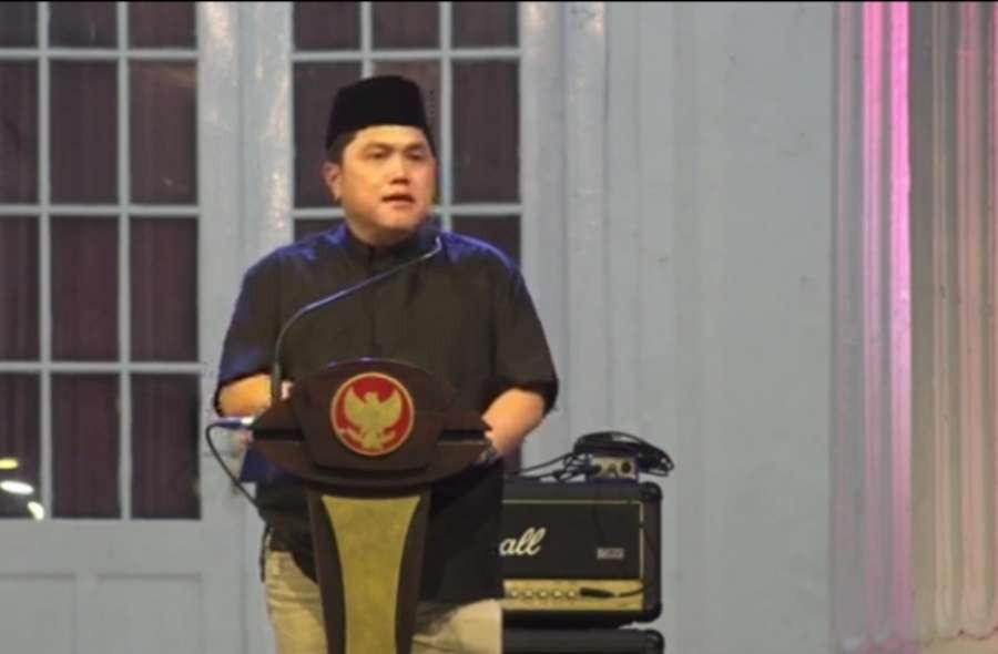 Menteri BUMN Erick Thohir mengunjungi Kota Pasuruan, Jawa Timur. (Foto: Istimewa)