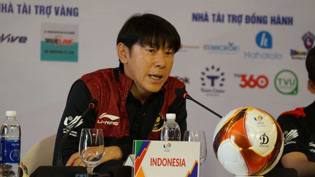 Pelatih Timnas Indonesia U-23 SEA Games, Shin Tae-yong melontarkan protes keras kepada panitia cabang sepak bola putra. (Foto: pssi.org)