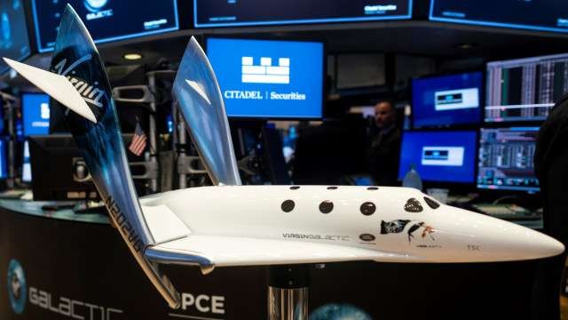 Prototipe pesawat luar angkasa Virgin Galatic. (Foto: Istimewa)