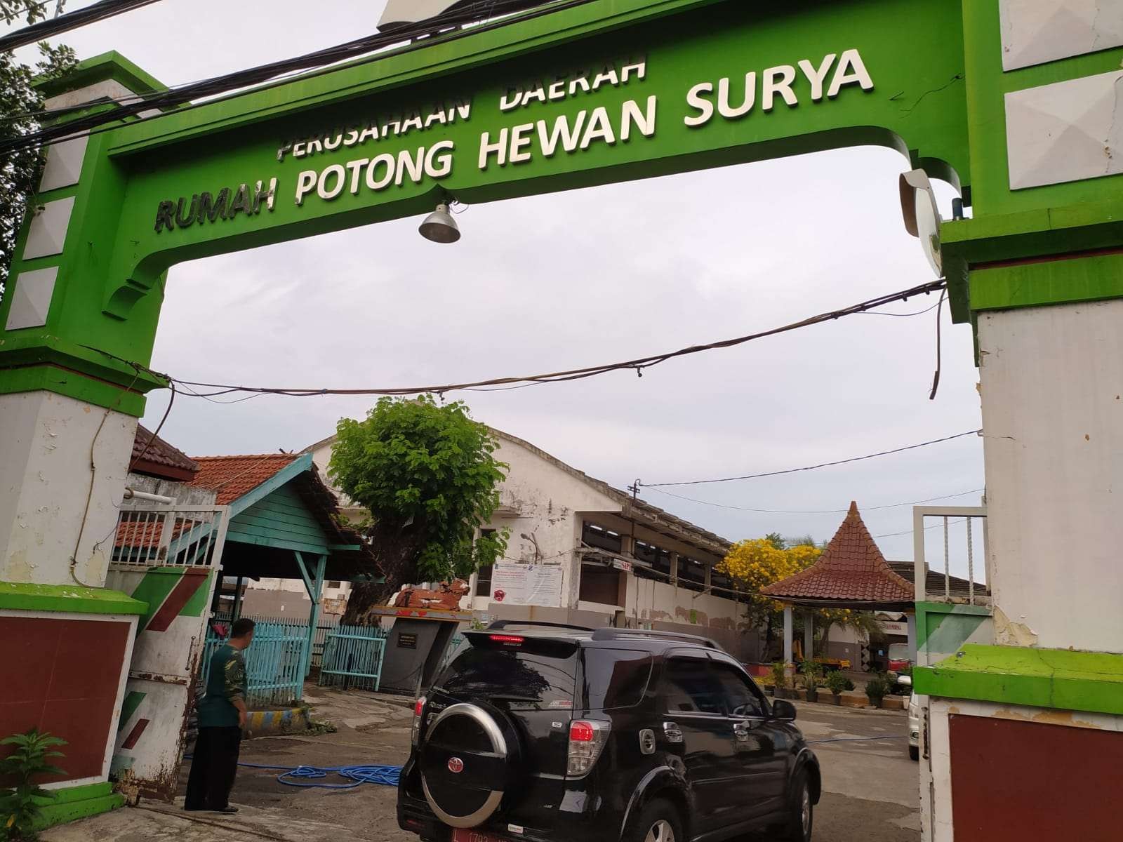 RPH Surabaya yang melakukan langkah antisipasi wabah PMK. (Foto: Istimewa)