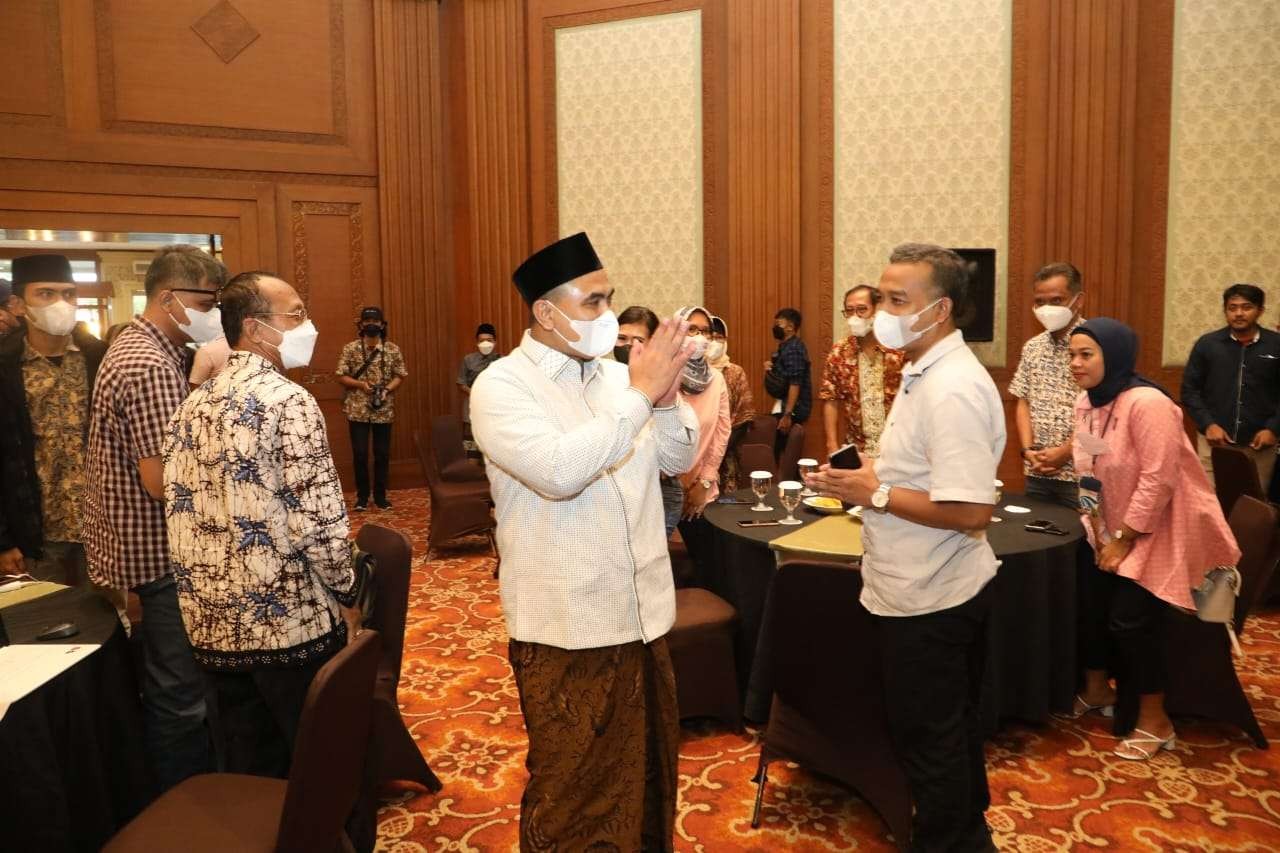 Wakil Gubernur Jawa Tengah, Taj Yasin berpesan agar bijaksana dalam bermedia sosial agar tidak mudah termakan hoaks. (Foto: Dok. Pemprov Jateng)
