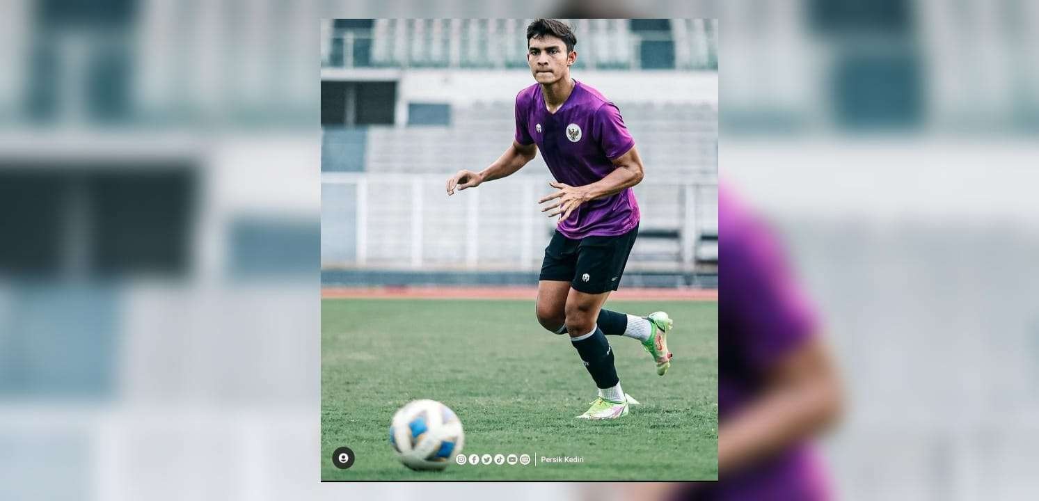 Pemain muda Persik Kediri M. Ridwan. (Foto: Instagram)