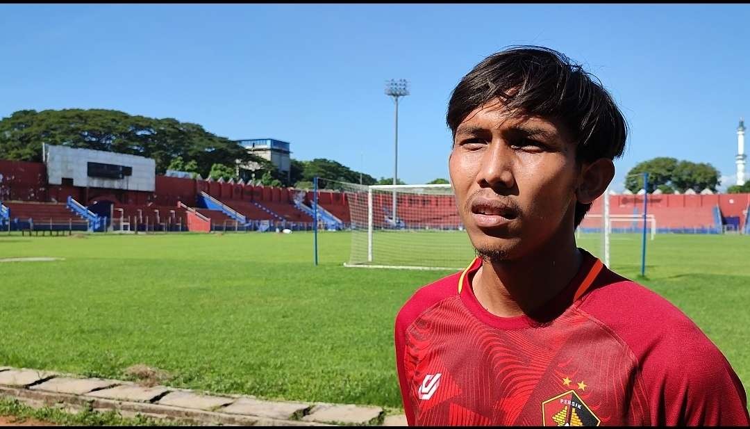 Pemain sayap kiri Persik, Yusuf Meilana. (Foto: Fendy Plesmana/Ngopibareng.id)