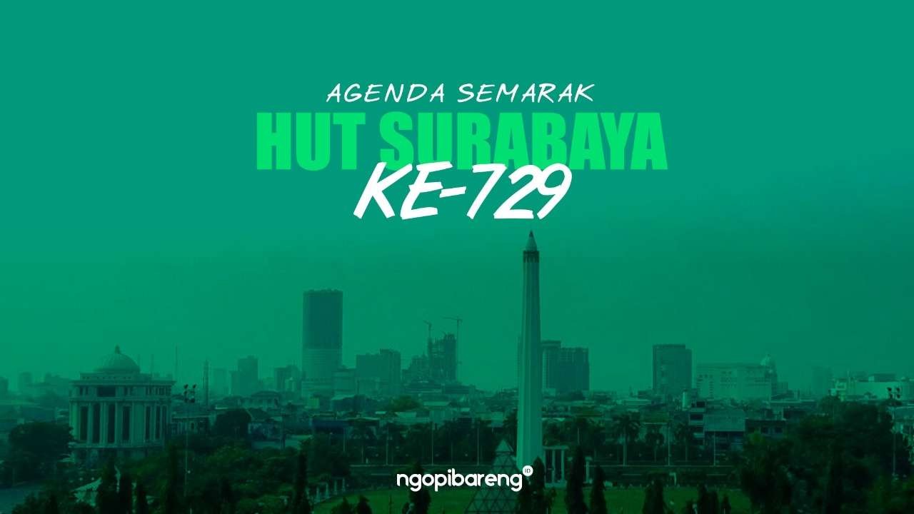Ilustrasi HUT Surabaya ke-729, pada 31 Mei 2022. (Grafis: Fa Vidhi/Ngopibareng.id)