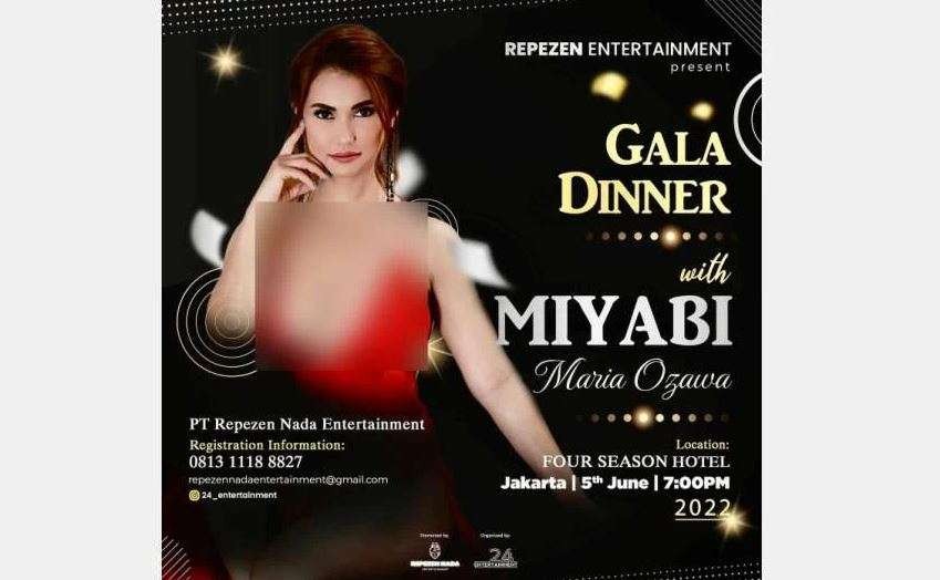 Promosi acara gala dinner with Miyabi. (Foto: Istimewa)