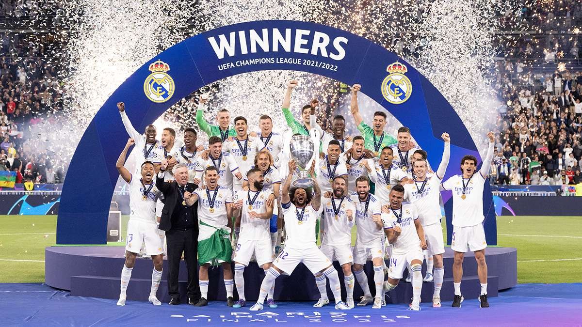 Skuat Real Madrid musim depan akan mengarungi lebih banyak kompetisi. (Foto: Twitter/@realmadrid)
