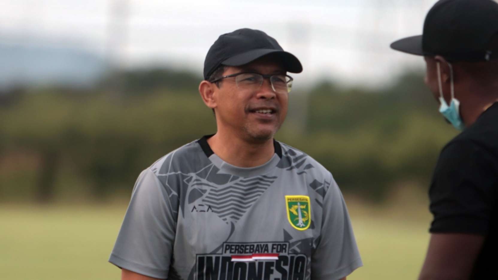 Pelatih Persebaya, Aji Santoso tak gentar, Persebaya Surabaya masuk grup neraka, Grup C Piala Presiden 2022. (Foto: Fariz Yarbo/Ngopibareng.id)