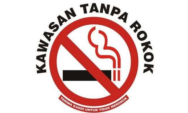 Ilustrasi kawasan tanpa rokok yang mulai diterapkan di Surabaya hari ini. (Foto: Istimewa)