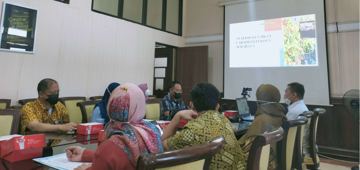 Rapat Koordinasi Pemkot Surabaya untuk tekan harga bahan pokok yang memengaruhi inflasi. (Foto: Istimewa)