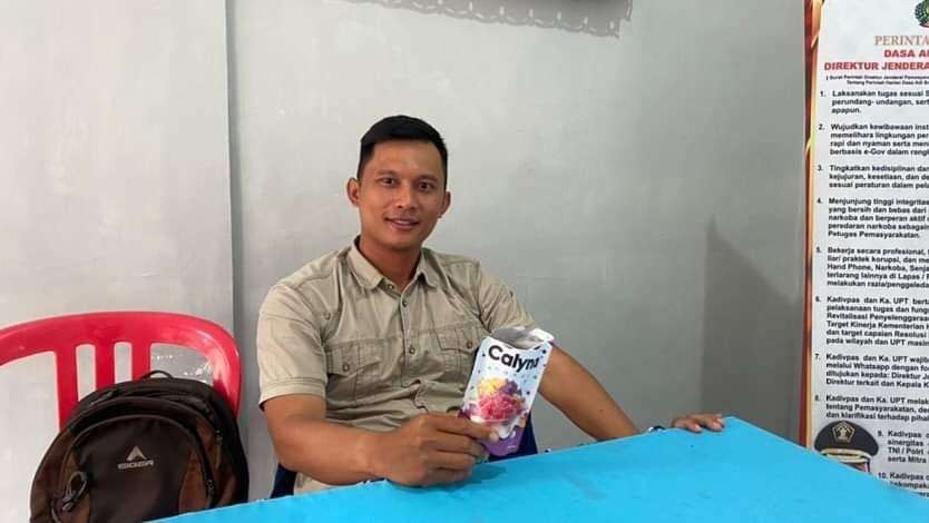 Eks Napiter, Syahrul Munif saat ditemui di Bapas Malang (Foto: Lalu Theo/ngopibareng.id)