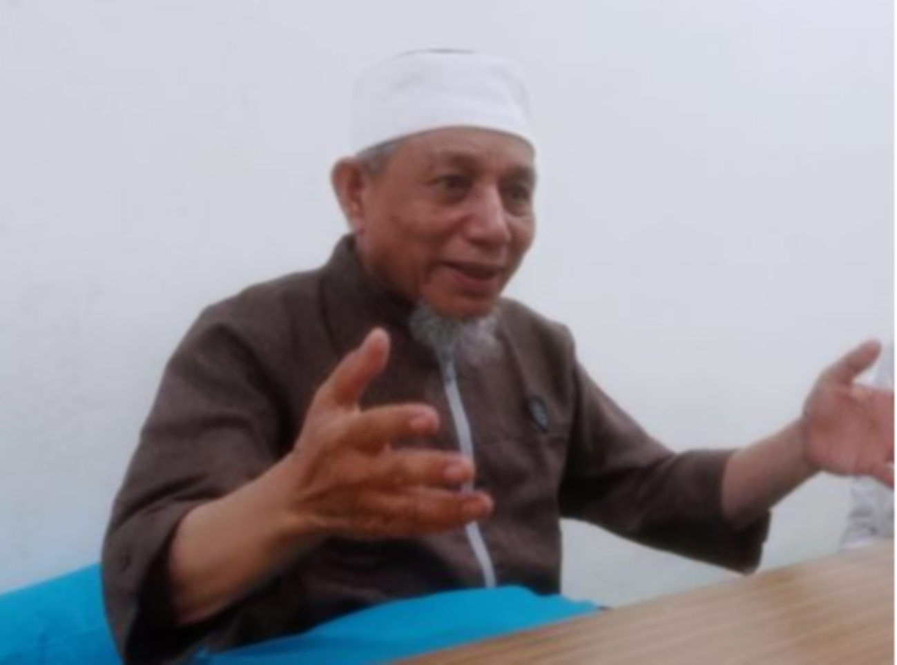 Pemimpin tertinggi Khilafatul Muslimin, Abdul Qadir Baraja ditangkap di Lampung, Selasa 7 Juni 2022. (Foto: Istimewa)