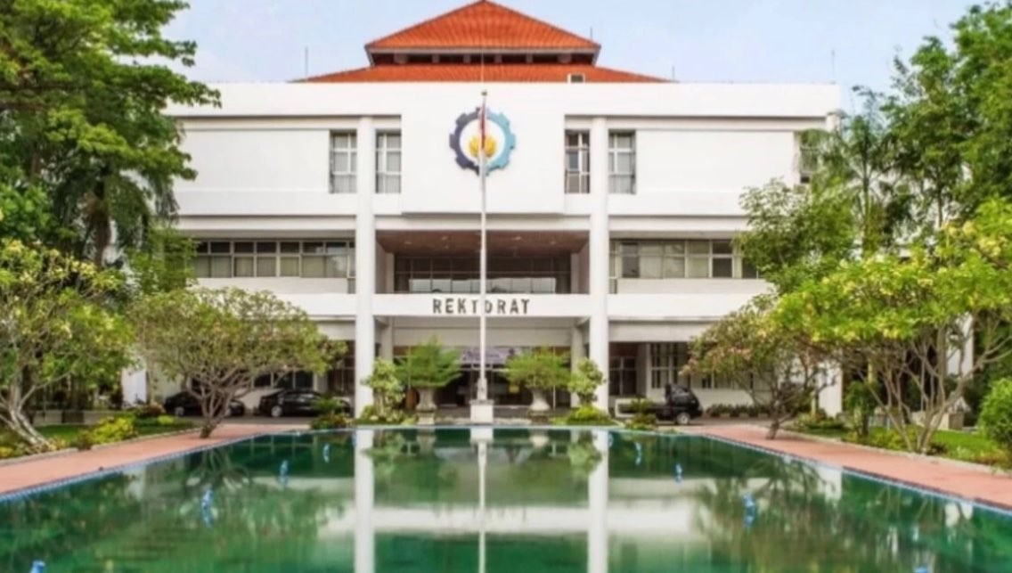 Gedung Rektorat Institut Teknologi Sepuluh Nopember (ITS) Surabaya.(Foto: Tangkap layar laman ITS)