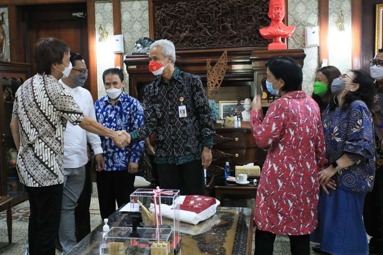 Gubernur Jawa Tengah Ganjar Pranowo mengatakan realisasi P3DN di Provinsi Jawa Tengah sudah mencapai Rp 2,7 triliun atau 98,26 persen. (Foto: Ist)