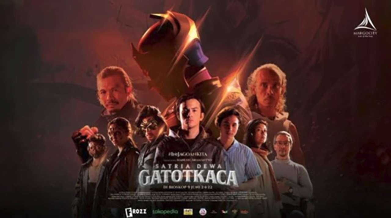 Ilustrasi film superhero Gatotkaca.