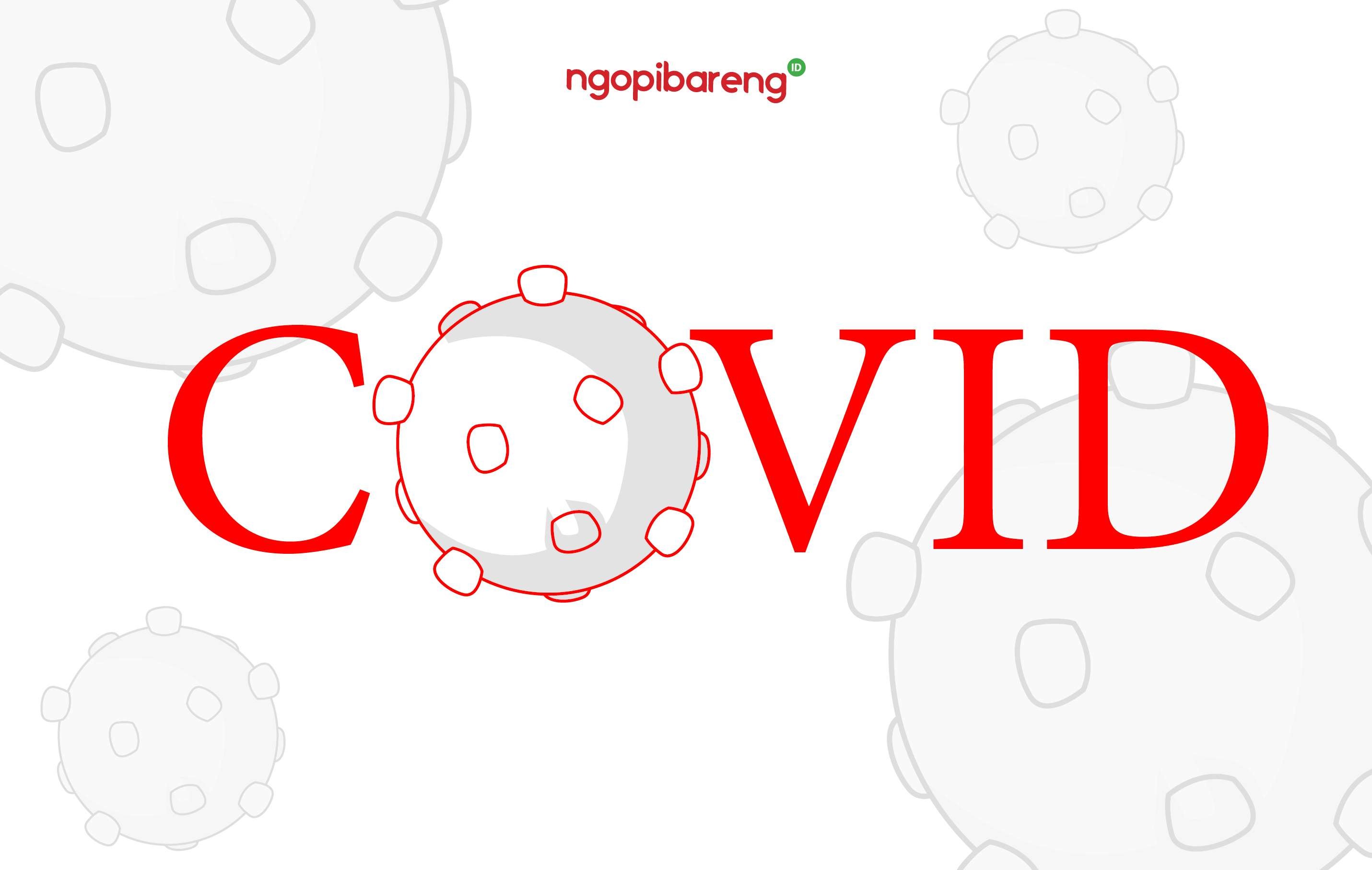 Ilustrasi sebaran virus Covid-19 di Tanah Air. (Grafis: Fa Vidhi/Ngopibareng.id)