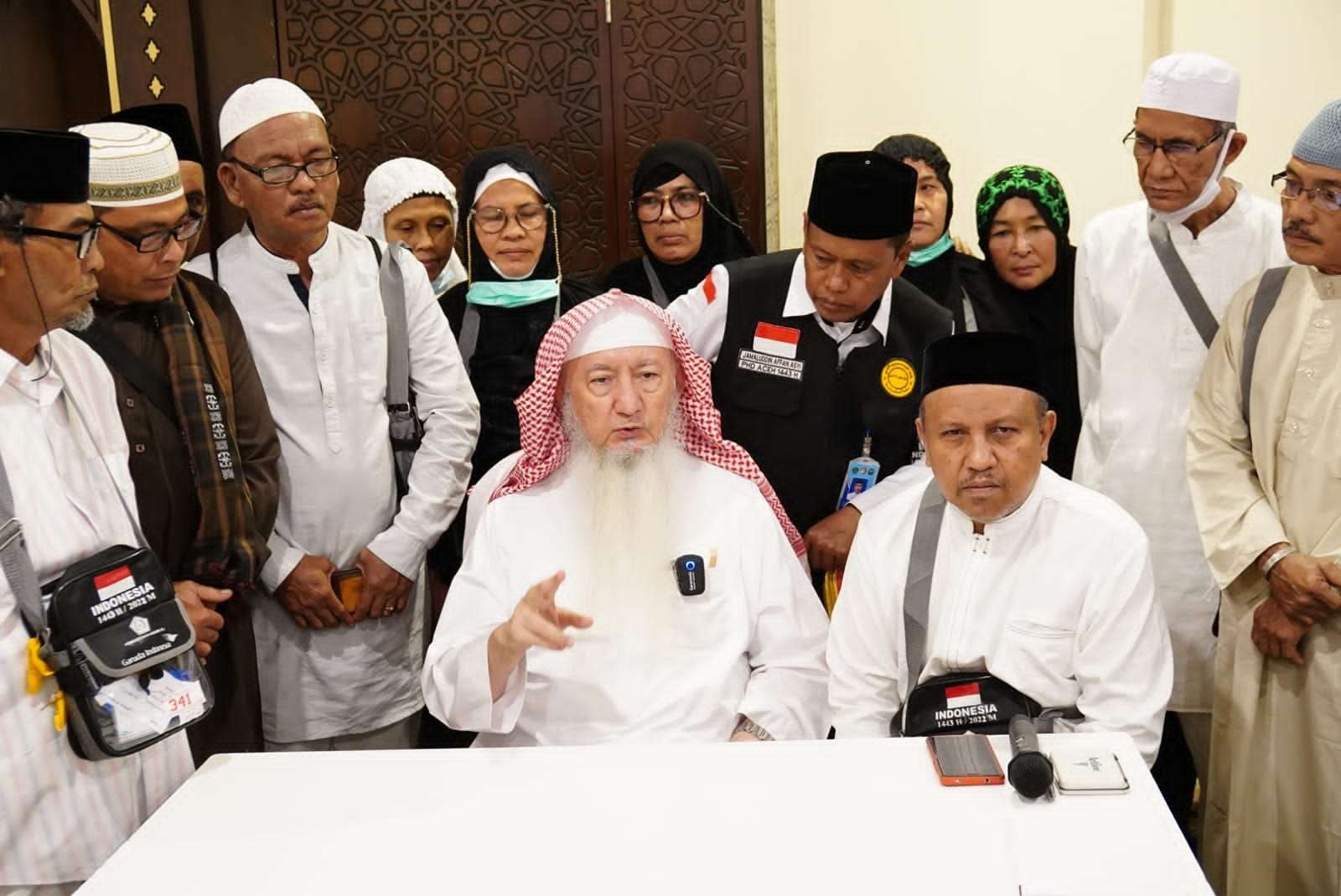 Sebanyak 2020 jemaah haji asal Aceh mendapatkan dana tunai masing-masing Rp6 juta. Dana ini merupakan wakaf dari Yayasan Baitul Asyi. (Foto: Istimewa)