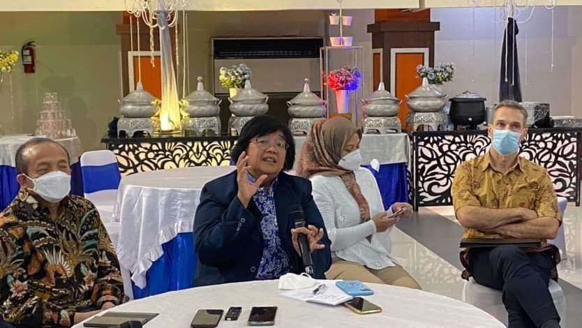 Menteri Lingkungan Hidup dan Kehutanan Republik Indonesia, Siti Nurbaya Bakar, akan dikukuhkan menjadi Profesor Kehormatan Universitas Brawijaya. (Foto: Lalu Theo/Ngopibareng.id)