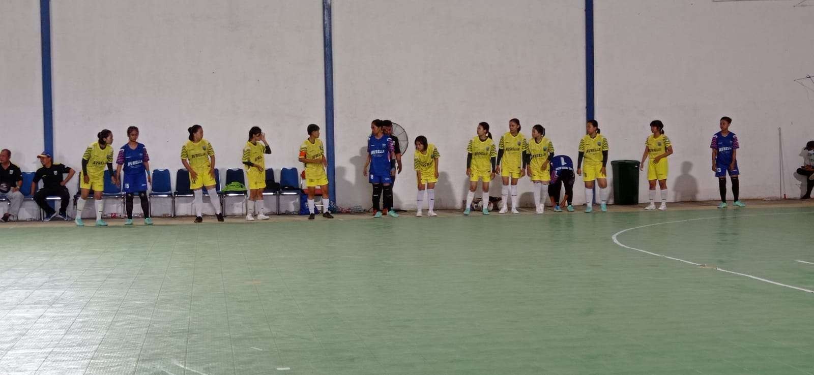 Tim futsal putri Tulungagung saat tampil di Porprov VII Jatim 2022. (Foto: Istimewa)