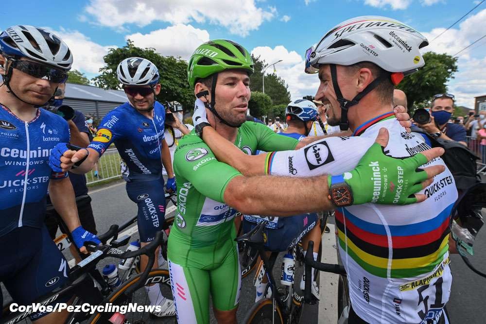 Mark Cavendish dan Julian Alaphilippe, dua-duanya absen di Tour de France 2022. (Foto: Istimewa)