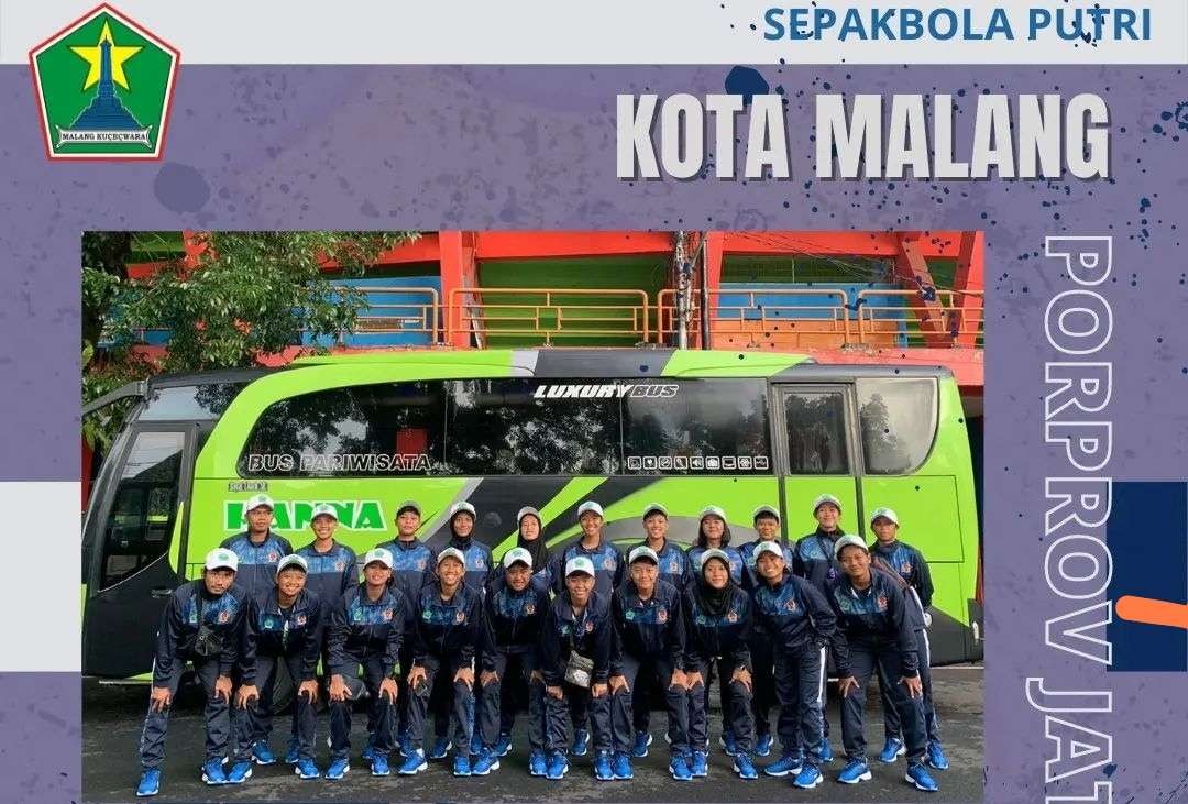 Tim Sepak Bola Putri Kota Malang. (Foto: IG/PSSI Kota Malang)