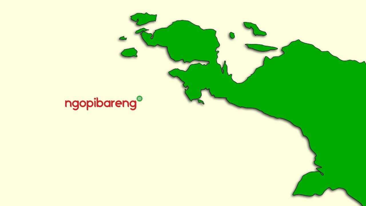 Ilustrasi tiga provinsi baru di Papua, Daerah Otonom Baru (DOB) adalah Papua Selatan, Papua Tengah, dan Papua Pegunungan. (Grafis: Fa Vidhi/Ngopibareng.id)
