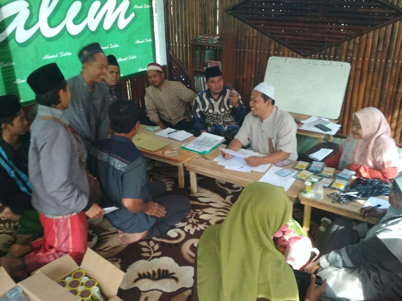 Suasana pertemuan teknik panitia dan peserta Seleksi Tilawatill Quran (STQ) ke-5 Jamiyyatil Qurra' wal-Huffadz (JQH) Nahdlatul Ulama Kabupaten Blitar. (Foto: Istimewa)