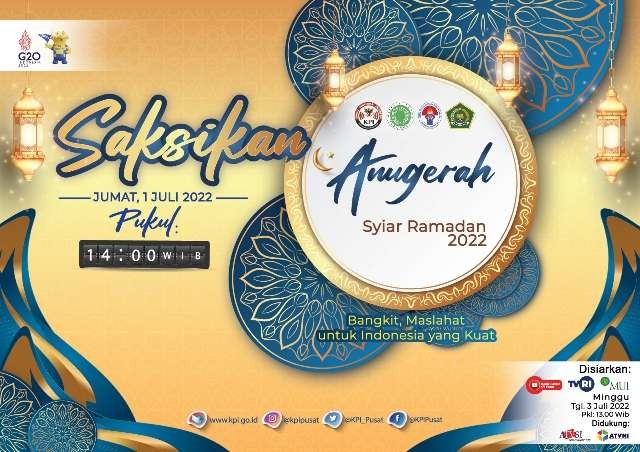 Anugerah Syiar Ramadhan 2022. (Foto: KPI)