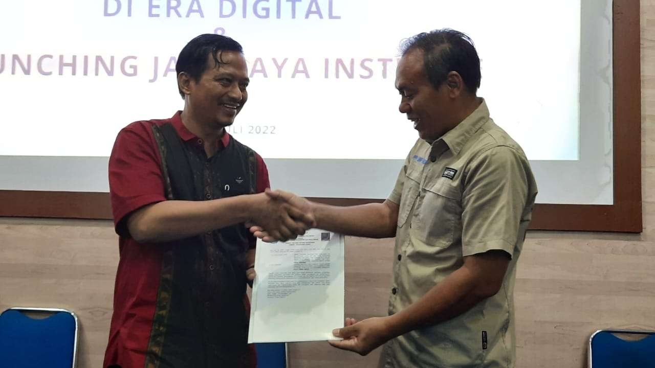 Aliansi Jurnalis Independen (AJI) Kediri secara resmi meluncurkan sekolah jurnalistik Jayabaya Institute di Kampus Universitas Nusantara PGRI (UNP) (Foto: Istimewa)