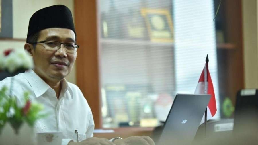 Direktur Pendidikan Diniyah dan Pondok Pesantren, Waryono, mengumumkan izin Pesantren Shiddiqiyyah Jombang, Jawa Timur, resmi dicabut Kemenag, Kamis 7 Juli 2022. (Foto: Istimewa)
