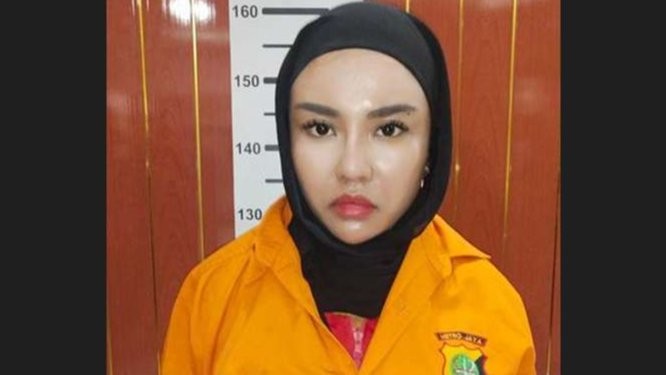 Medina Zein menghuni sel tahanan Polda Metro Jaya terkait kasus pencemaran nama baik terhadap Marissya Icha, Kamis 7 Juli 2022. (Foto: Istimewa)