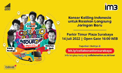 Collabonation Tour Indosat di Surabaya, Era Baru Jaringan Baru. (Foto: Dokumentasi im3)