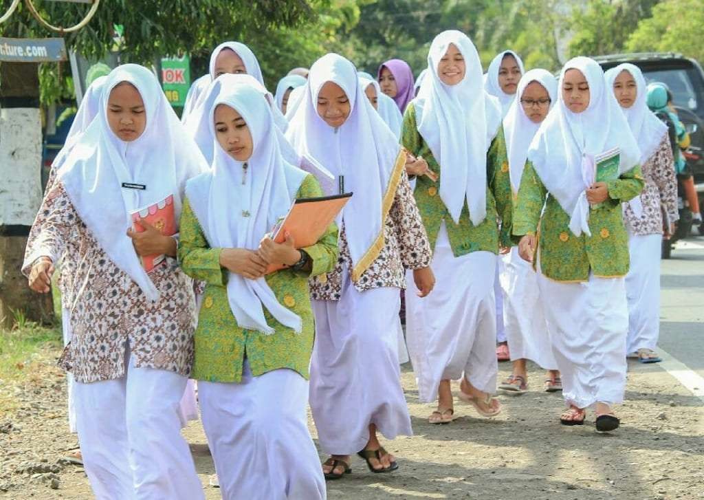 Para santriwati di pesantren yang berafiliasi Nahdlatul Ulama (NU) tetap aman dan diminati masyarakat, seperti di Tebuireng Jombang. (Foto: Istimewa)