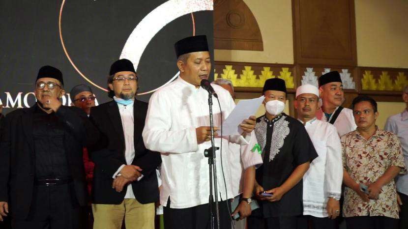 Deklarasi Gerakan Nasional Anti Islamofobia (GNAI) di Aula Buya Hamka Masjid Al Azhar, Jakarta Selatan, Jumat 15 Juli 2022. (Foto:Istimewa)